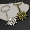 Zinc Alloy Smiling Sun Keychain Bag Charm Gift view 4