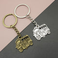 Metal Thai Tuk Tuk Dragonfly Keychain Travel Gift view 1