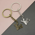 Metal YES Letter Keychain Gift Key Ring view 1