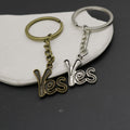 Metal YES Letter Keychain Gift Key Ring view 4