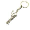 Zinc Alloy Scissors Comb Keychain Hair Stylist Gift Key Ring view 5