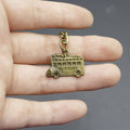 Zinc Alloy Simple Bus Keychain For Bag Charm Gift view 4