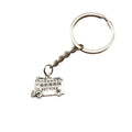 Zinc Alloy Simple Bus Keychain For Bag Charm Gift view 5