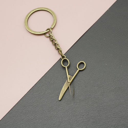 Metal Scissors Keychain Bag Charm – Antique Copper
