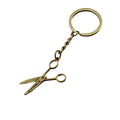 Metal Scissors Keychain Bag Charm – Antique Copper view 5