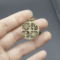 Metal Double Sided Four Seasons Dragonfly Keychain Bag Charm view 3