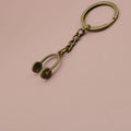 Metal Minimalist Headphones Keychain For Music Gift view 6