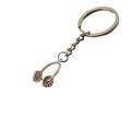 Metal Minimalist Headphones Keychain For Music Gift view 5