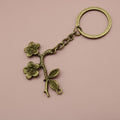 Zinc Alloy Branch Flower Keychain Bag Charm view 6