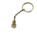 Zinc Alloy Simple Guitar Keychain Bag Charm Gift view 5