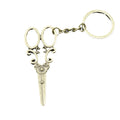 Zinc Alloy Scissors Keychain Tool Shape Key Ring Gift view 5