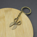 Zinc Alloy Scissors Shape Keychain Creative Key Ring Gift view 4