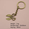 Zinc Alloy Scissors Shape Keychain Creative Key Ring Gift view 2
