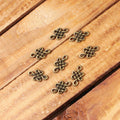 Mini China Map Alloy Charm Pendant 11x7mm