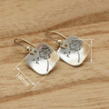 Simple Vintage Square Dandelion Drop Earrings For Women Fashion Personalized Ear Jewelry view 5