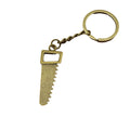 Zinc Alloy Wide Saw Shape Keychain Tool Key Ring Gift view 5