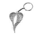 Zinc Alloy Heart Wings Keychain Bag Charm Gift view 5