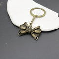 Zinc Alloy Simple Bow Keychain Bag Charm Gift view 4