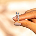 Women's Double Layer Ring, Niche Design Fashion Minimalist Light Luxury Style Finger Ring view 2