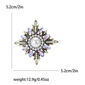 Alloy Rhinestone Baroque Sunflower Brooch For Womens Clothing Decoration view 6