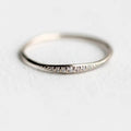 Minimalist Zircon Women's Tail Ring, European Style Fashion Engagement Jewelry view 6