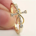 Minimalist Mobius Ring For Women, Fashion High End Infinity Love Statement Finger Jewelry view 1