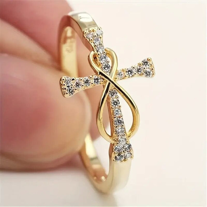Minimalist Mobius Ring For Women, Fashion High End Infinity Love Statement Finger Jewelry
