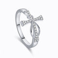 Minimalist Mobius Ring For Women, Fashion High End Infinity Love Statement Finger Jewelry view 5