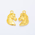 Zinc Alloy Horse Head Charm Pendant No.302622 for DIY Necklace Bracelet Jewelry Making view 4