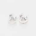 Zinc Alloy Rocking Horse Charm Pendant for DIY Necklace Bracelet Jewelry Making view 3
