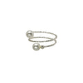 Pearl Plain Multi Layer Open Ring For Women view 5