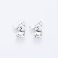 Zinc Alloy Dog Head Charm Pendant for DIY Necklace Bracelet Jewelry Making view 3