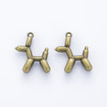 Zinc Alloy Dog Charm Pendant No.610602 for DIY Necklace Bracelet Jewelry Making view 2