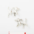 Antique Silver Zinc Alloy Dog Charm Pendant No.256018 for DIY Necklace Bracelet Jewelry Making view 1