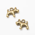 Zinc Alloy Dog Charm Pendant No.701166 for DIY Necklace Bracelet Jewelry Making view 2