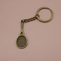 Zinc Alloy Racket Keychain Sports Bag Charm Key Ring view 6