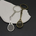 Zinc Alloy Racket Keychain Sports Bag Charm Key Ring view 3