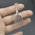 Zinc Alloy Racket Keychain Sports Bag Charm Key Ring view 4