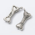 Antique Silver Zinc Alloy Dog Bone Charm Pendant for DIY Necklace Bracelet Jewelry Making view 1