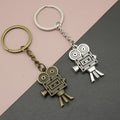 Zinc Alloy Vintage Projector Keychain Bag Charm Gift view 1