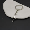 Metal Shiny Star Keychain Bag Charm Gift Key Ring view 4