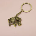 Metal Elephant Keychain Bag Charm Gift view 6