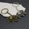 Metal Elephant Keychain Bag Charm Gift view 4