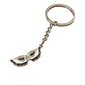 Metal Mask Keychain Minimalist Bag Charm Gift view 5
