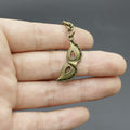 Metal Mask Keychain Minimalist Bag Charm Gift view 4
