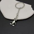 Metal Rabbit Keychain Bag Charm – Silver view 3