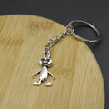 Metal Rabbit Keychain Bag Charm – Silver view 4