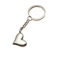 Zinc Alloy Simple Heart Keychain Bag Charm Gift view 5