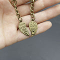 Metal Heart Lock And Key Keychain Romantic Gift view 3