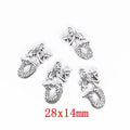 Antique Silver Zinc Alloy Mermaid Charm Pendant for DIY Necklace Bracelet Jewelry Making view 1